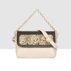 Flower Textured Sling Bag For Womens