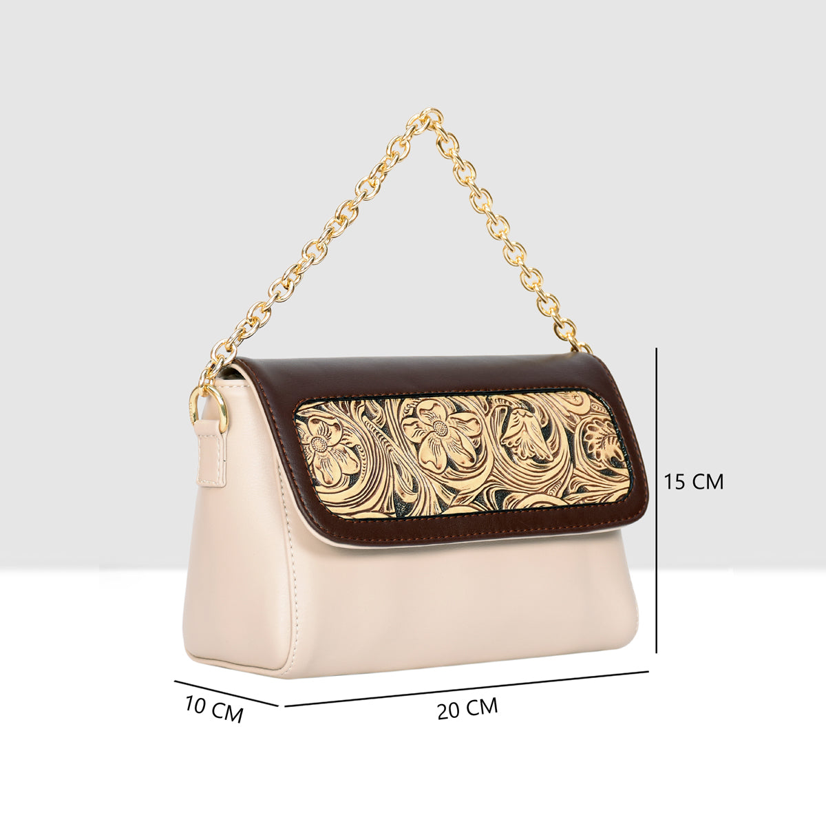 Flower Textured Sling Bag For Womens Secondary image