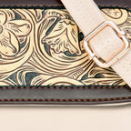 Flower Textured Sling Bag For Womens