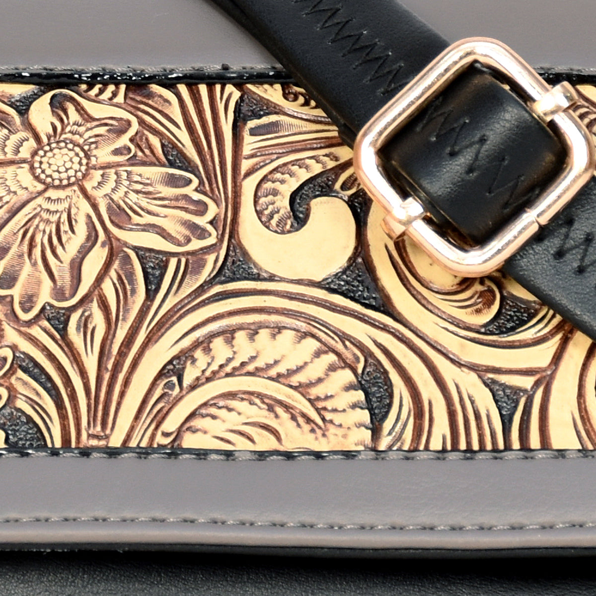 Flower Textured Sling Bag For Womens