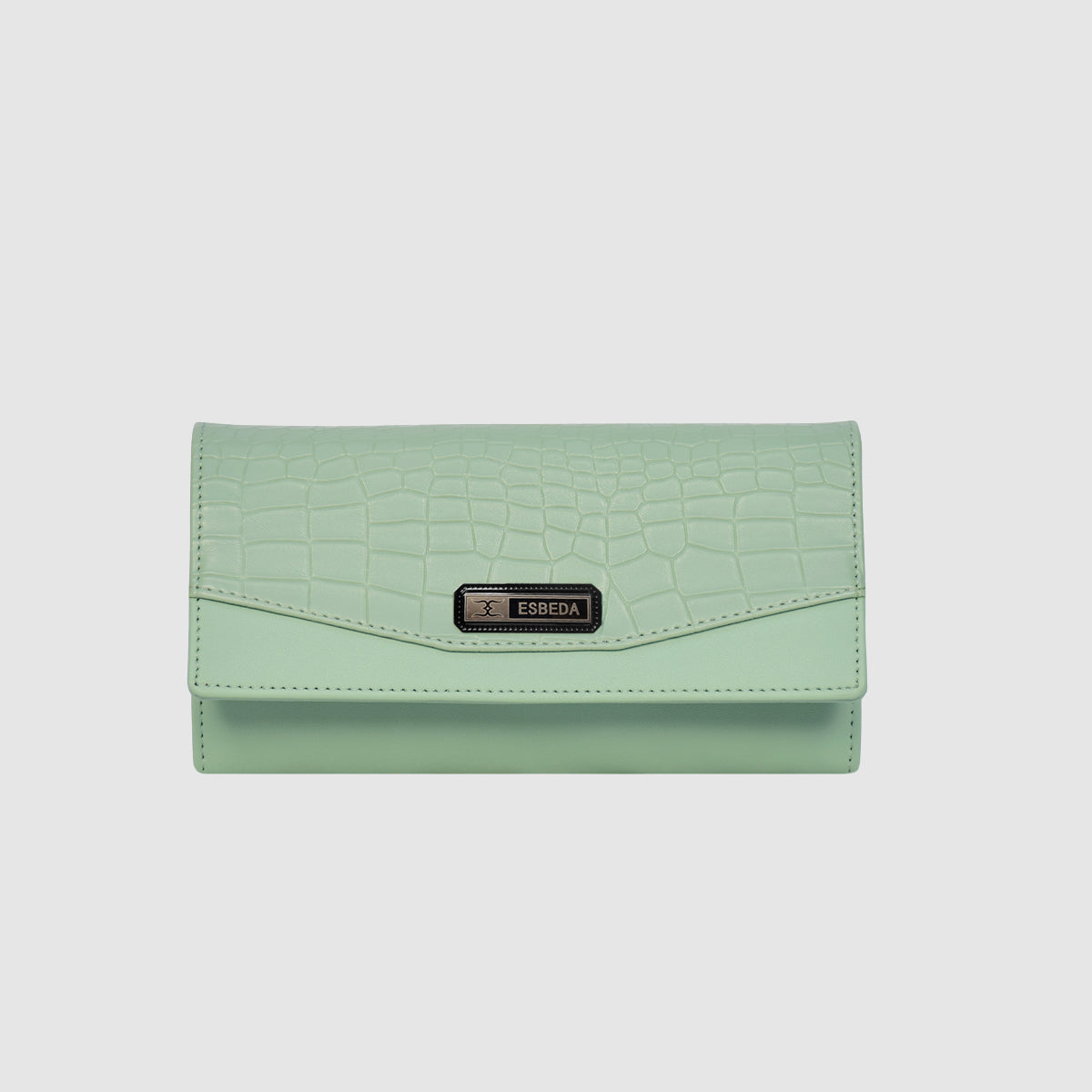 Croco-Texture-Embossed-Wallet-For-Womens Main image