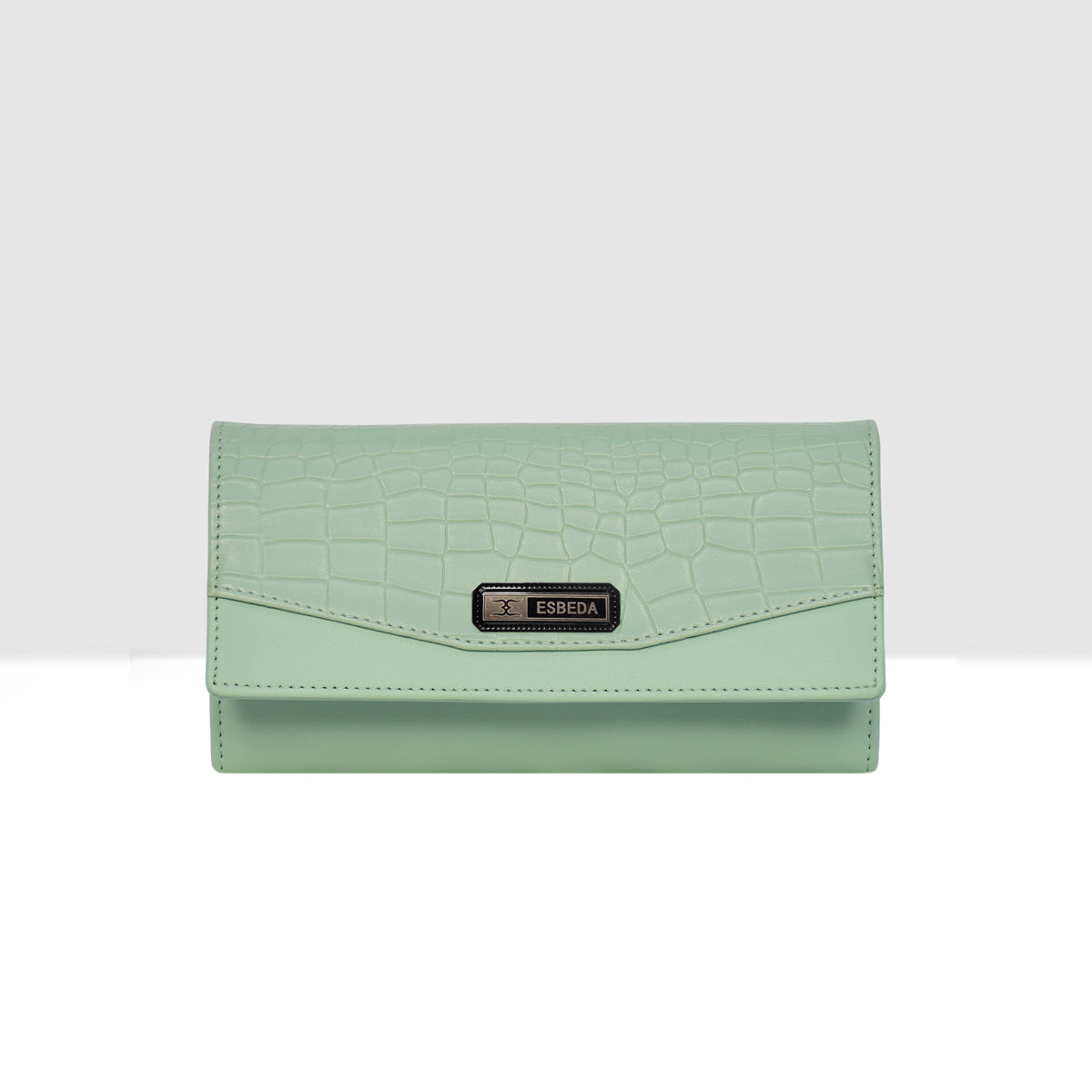 Croco-Texture-Embossed-Wallet-For-Womens Main image