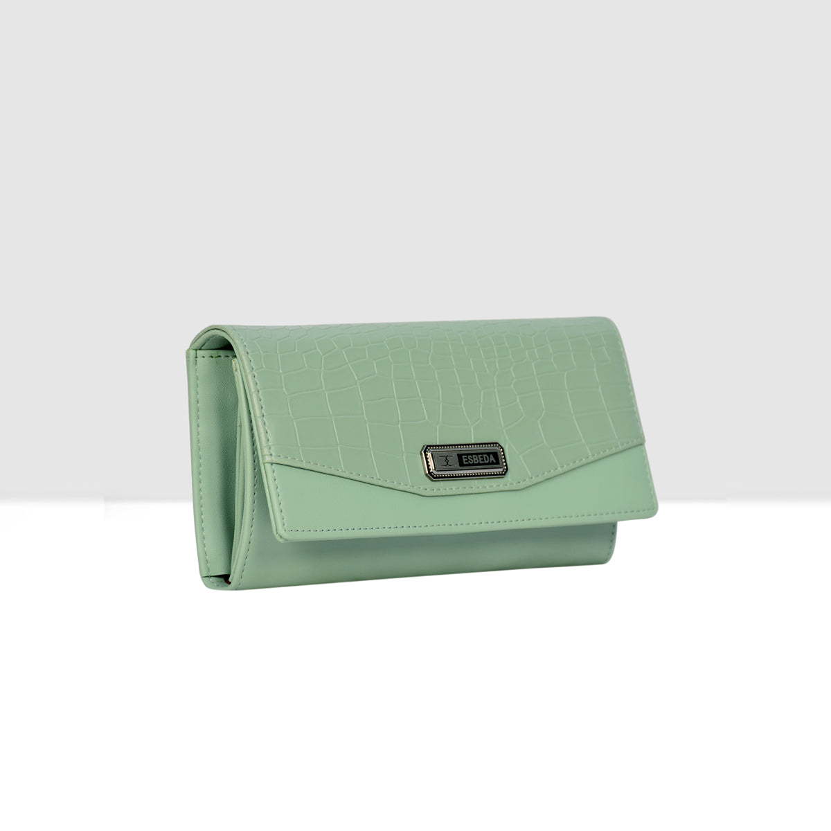Croco-Texture-Embossed-Wallet-For-Womens