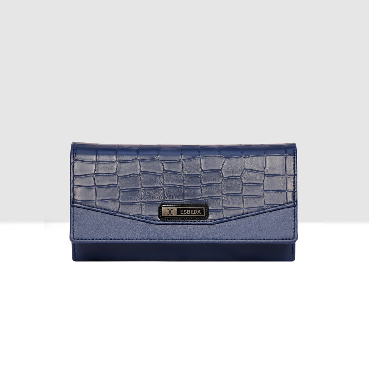 Croco-Texture-Embossed-Wallet-For-Womens