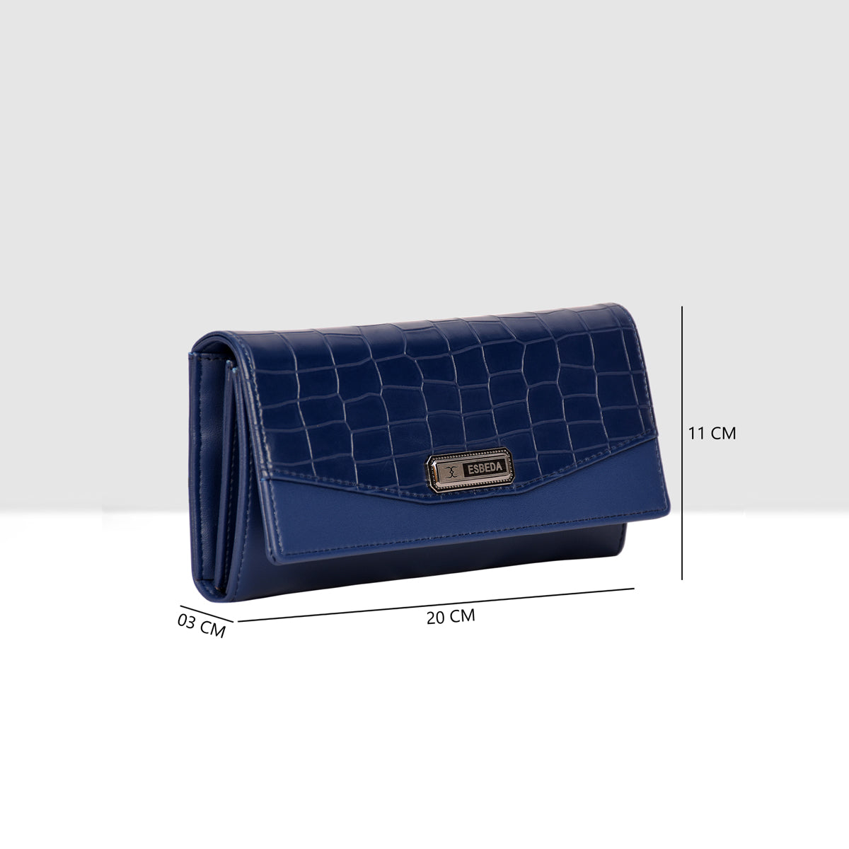 Croco-Texture-Embossed-Wallet-For-Womens