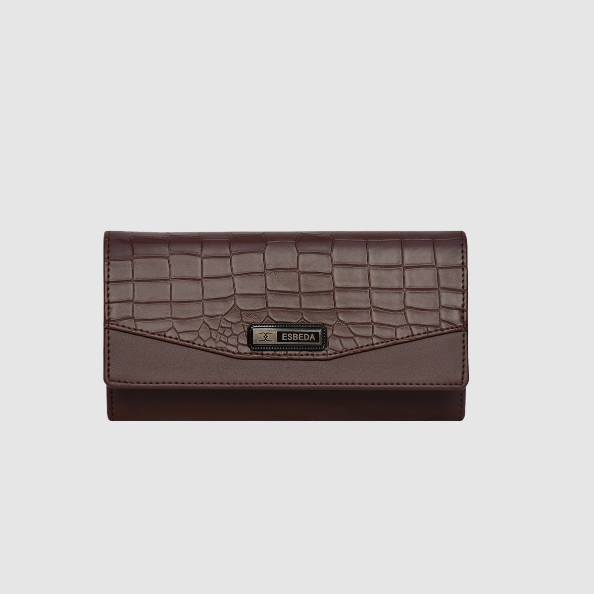 Croco-Texture-Embossed-Wallet-For-Womens