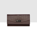 Croco-Texture-Embossed-Wallet-For-Womens