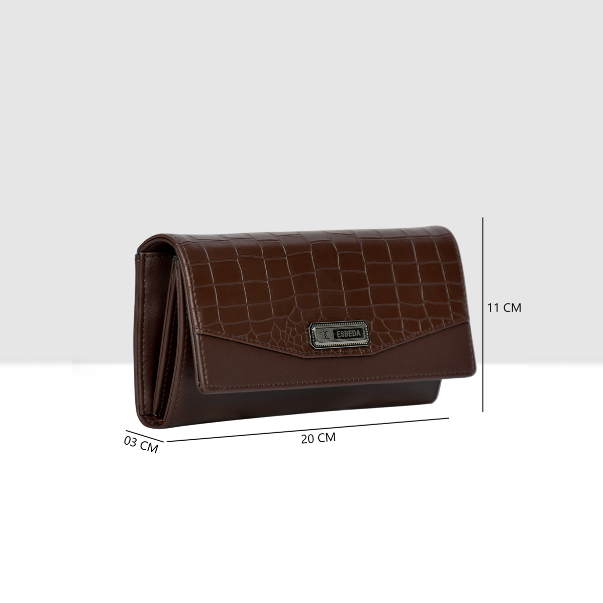 Croco-Texture-Embossed-Wallet-For-Womens