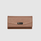 Croco-Texture-Embossed-Wallet-For-Womens
