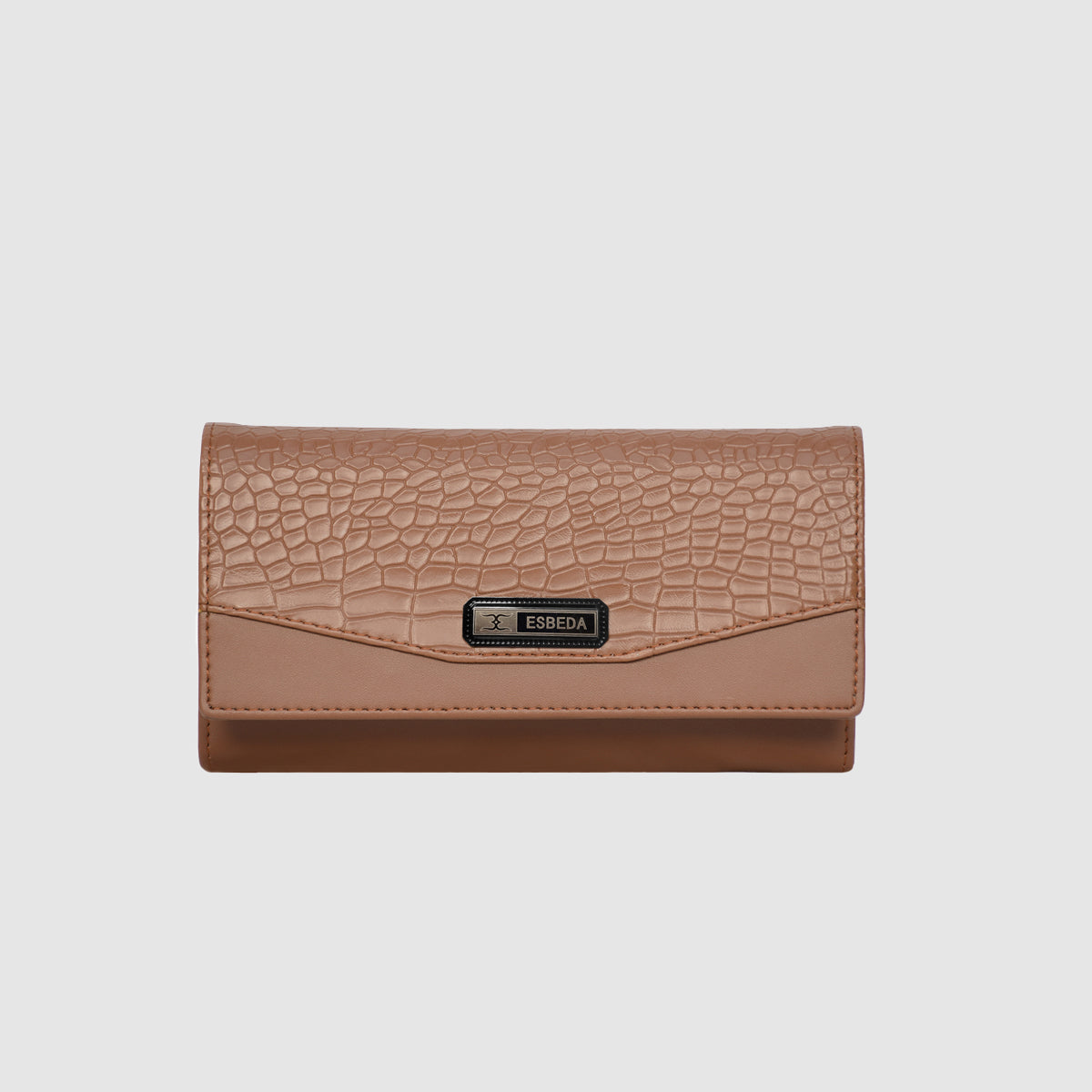 Croco-Texture-Embossed-Wallet-For-Womens