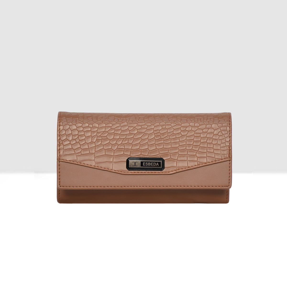 Croco-Texture-Embossed-Wallet-For-Womens