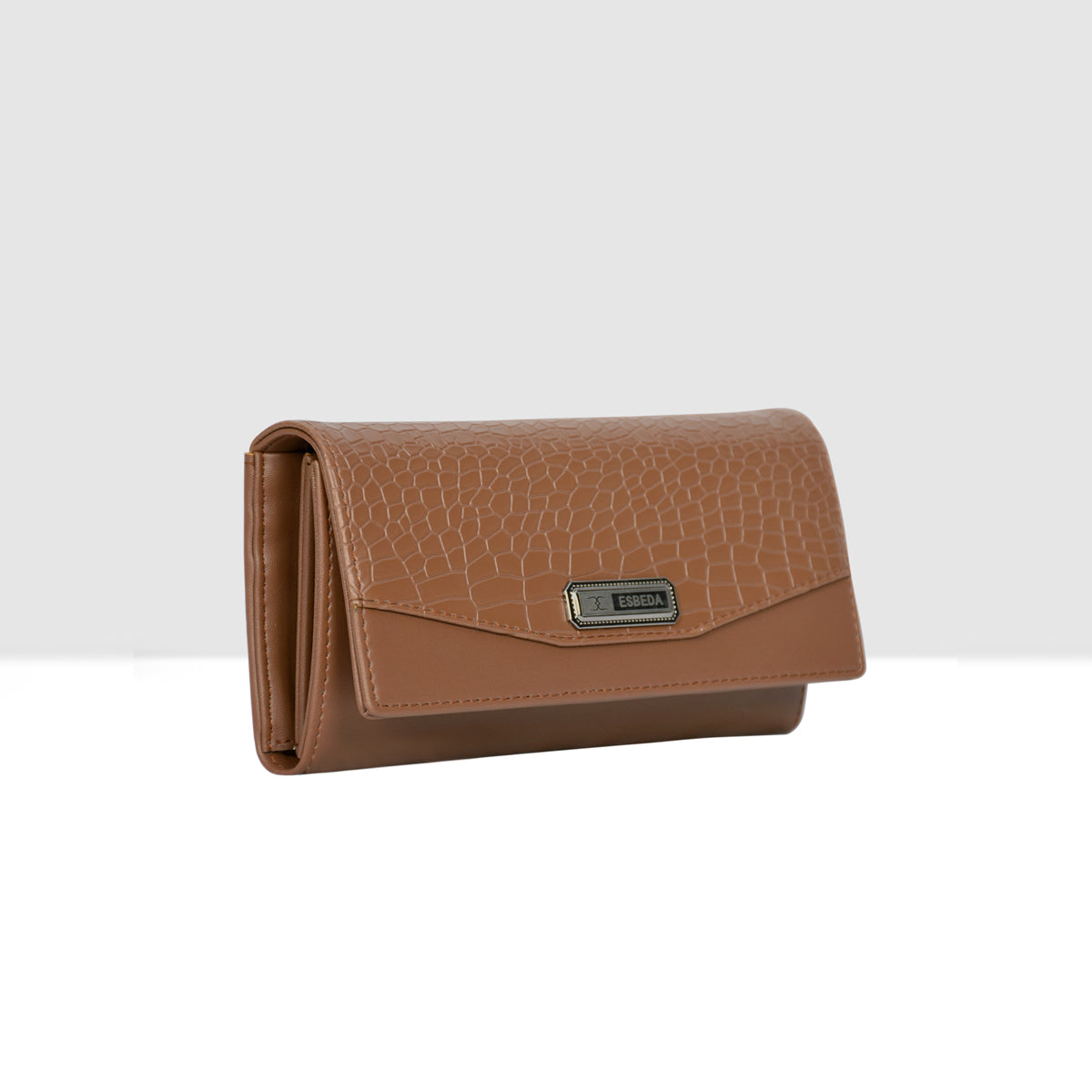 Croco-Texture-Embossed-Wallet-For-Womens