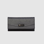 Croco-Texture-Embossed-Wallet-For-Womens