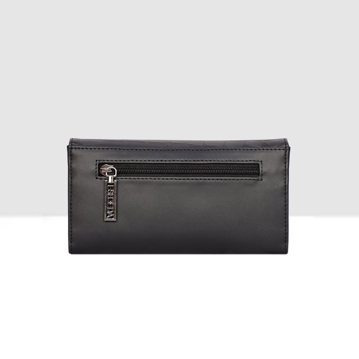 Croco-Texture-Embossed-Wallet-For-Womens