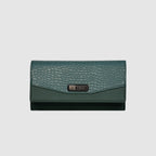 Croco-Texture-Embossed-Wallet-For-Womens