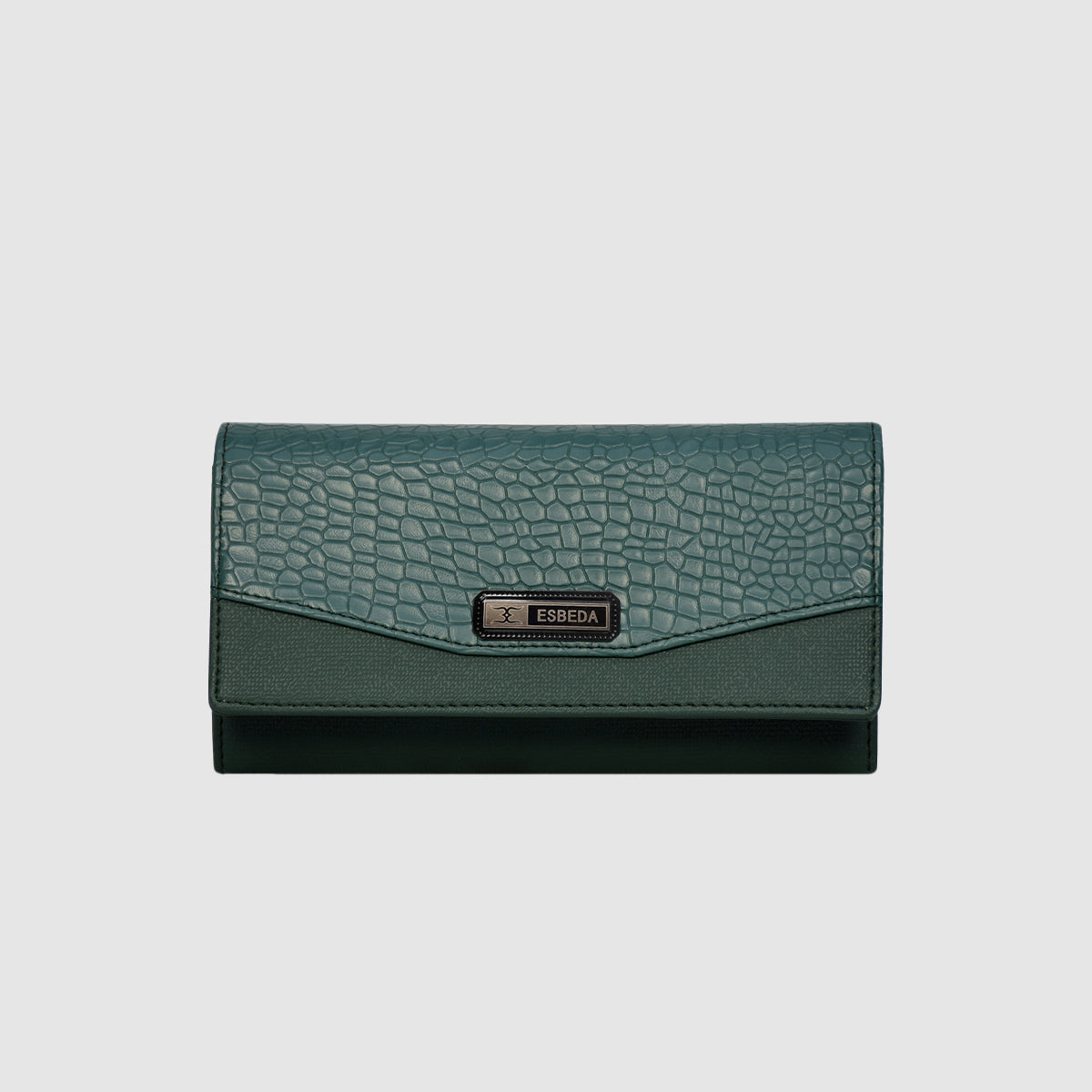 Croco-Texture-Embossed-Wallet-For-Womens
