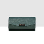 Croco-Texture-Embossed-Wallet-For-Womens