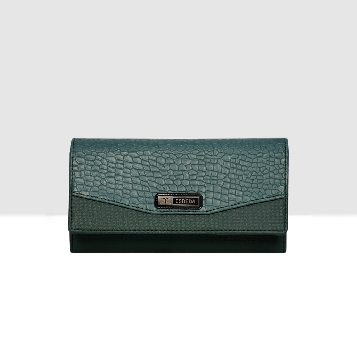 Croco-Texture-Embossed-Wallet-For-Womens