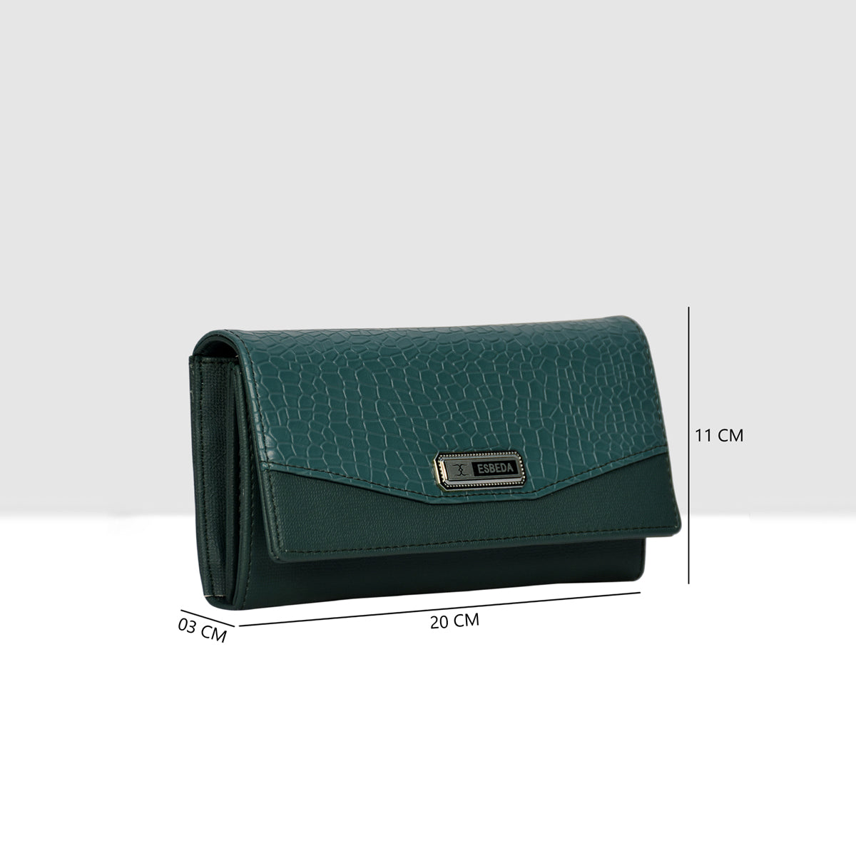 Croco-Texture-Embossed-Wallet-For-Womens
