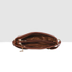Structured Embossed Sling Bag For Womens