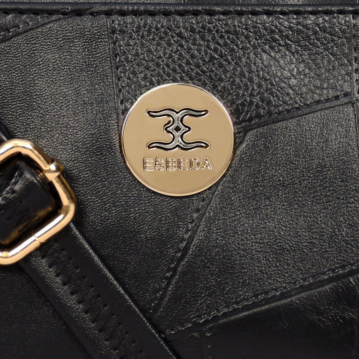 Structured Embossed Sling Bag For Womens