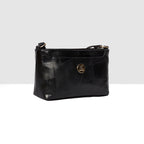 Structured Embossed Sling Bag For Womens