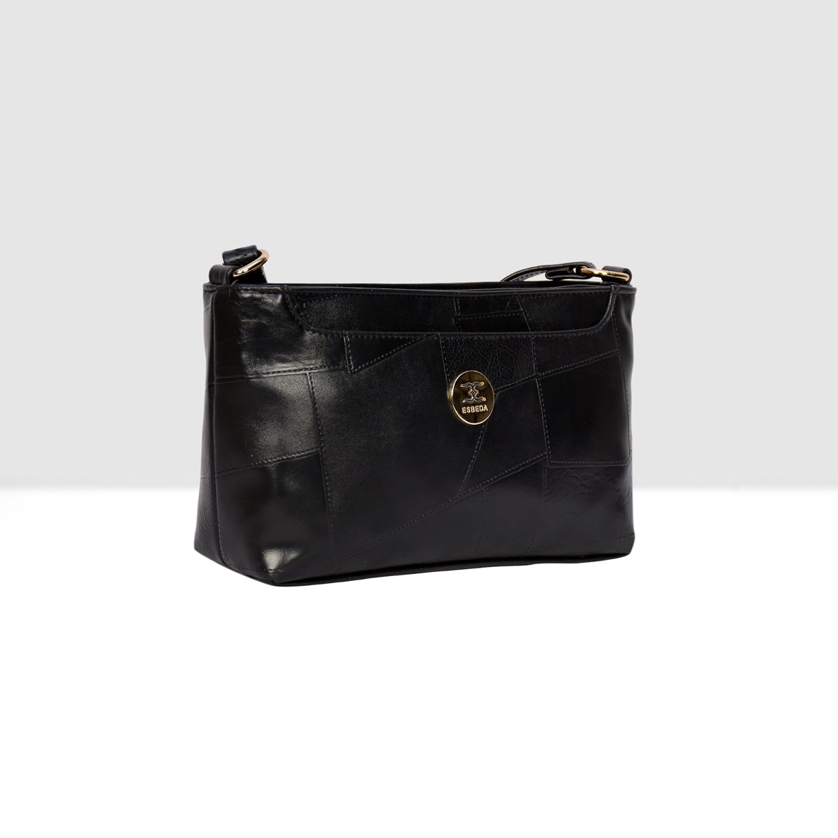 Structured Embossed Sling Bag For Womens