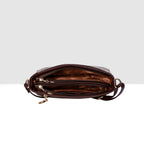 Structured Embossed Sling Bag For Womens