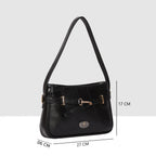 Stitching Embossed Handbag For Womens