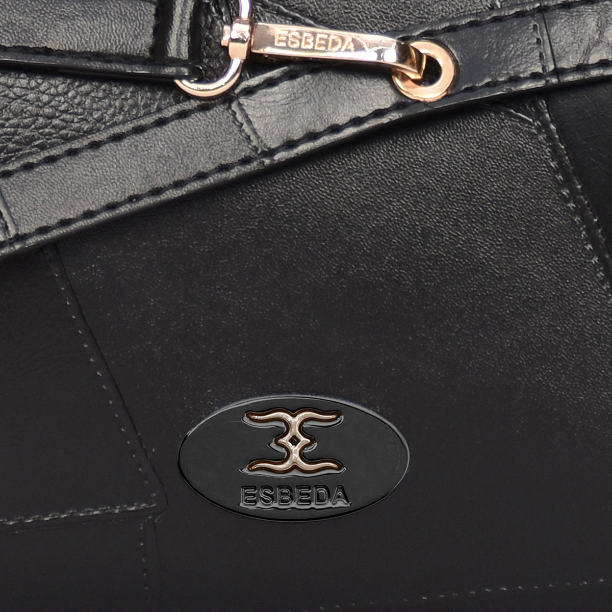 Stitching Embossed Handbag For Womens