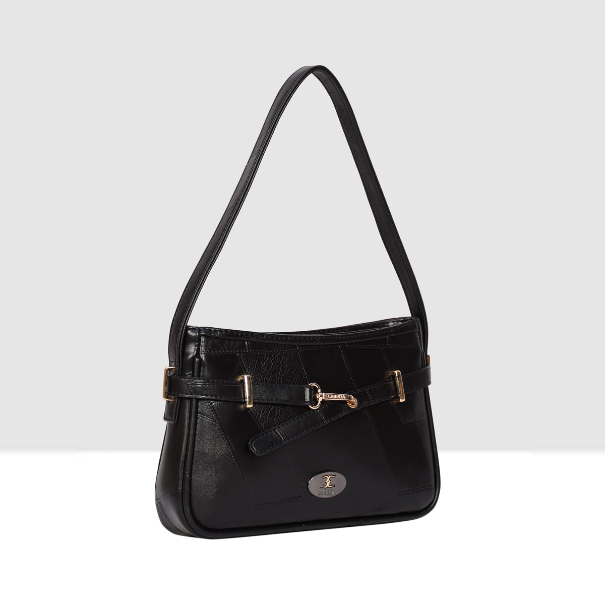Stitching Embossed Handbag For Womens