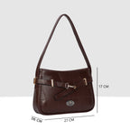 Stitching Embossed Handbag For Womens