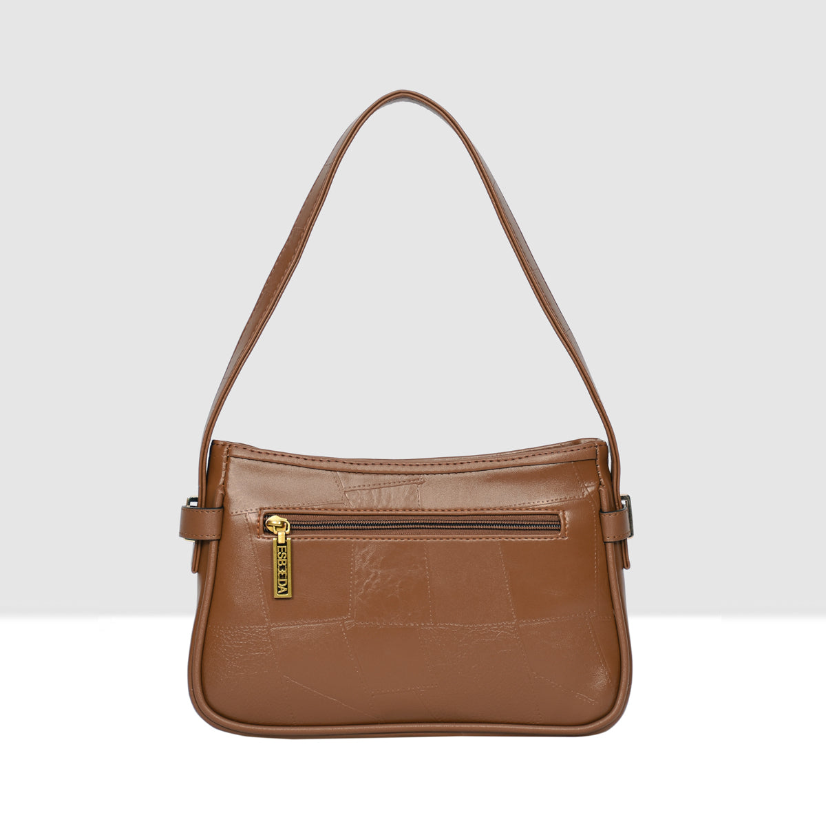 Stitching Embossed Handbag For Womens