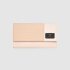 Wicker Pattern Wallet For Womens