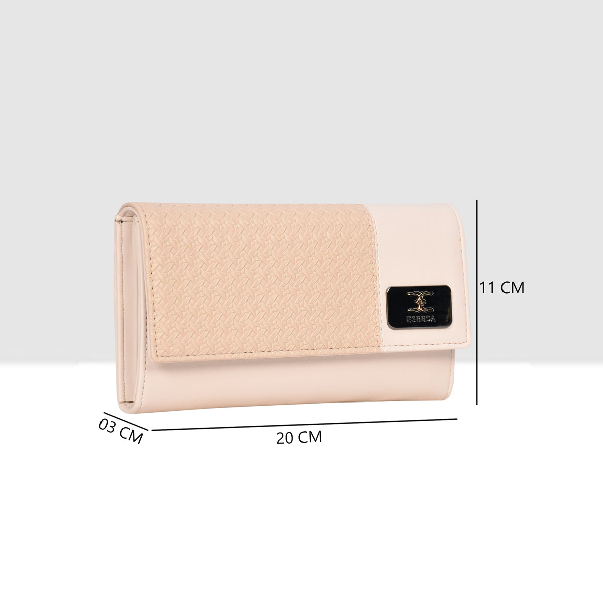 Wicker Pattern Wallet For Womens