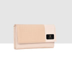 Wicker Pattern Wallet For Womens