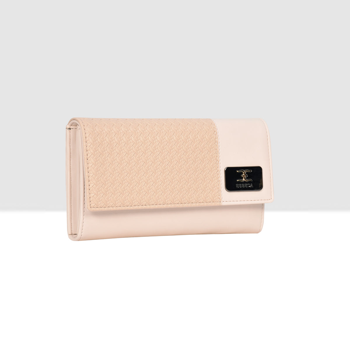Wicker Pattern Wallet For Womens
