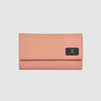 Wicker Pattern Wallet For Womens