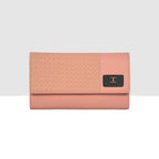 Wicker Pattern Wallet For Womens