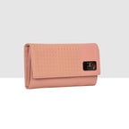 Wicker Pattern Wallet For Womens