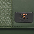 Wicker Pattern Wallet For Womens