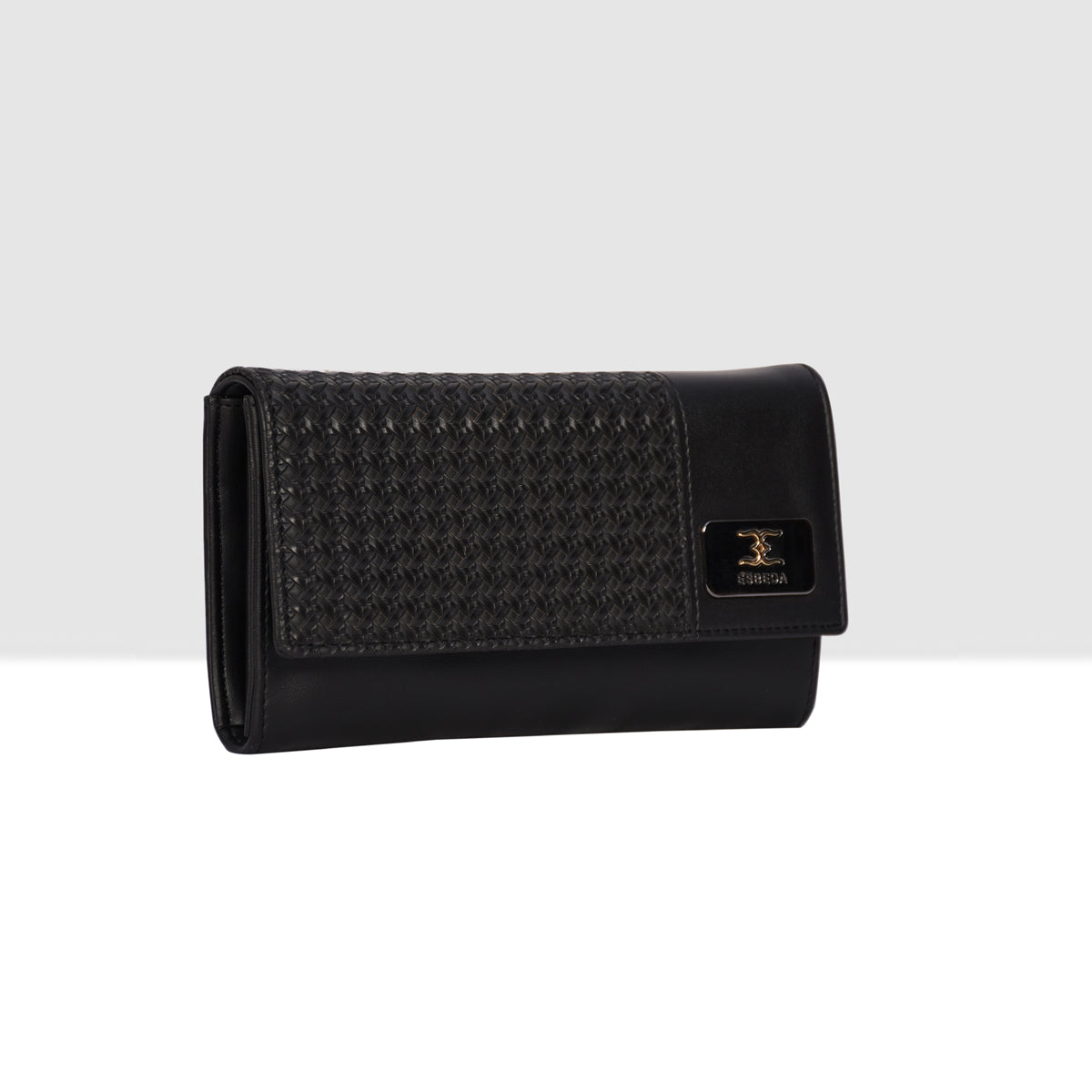 Wicker Pattern Wallet For Womens