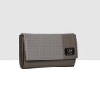 Wicker Pattern Wallet For Womens