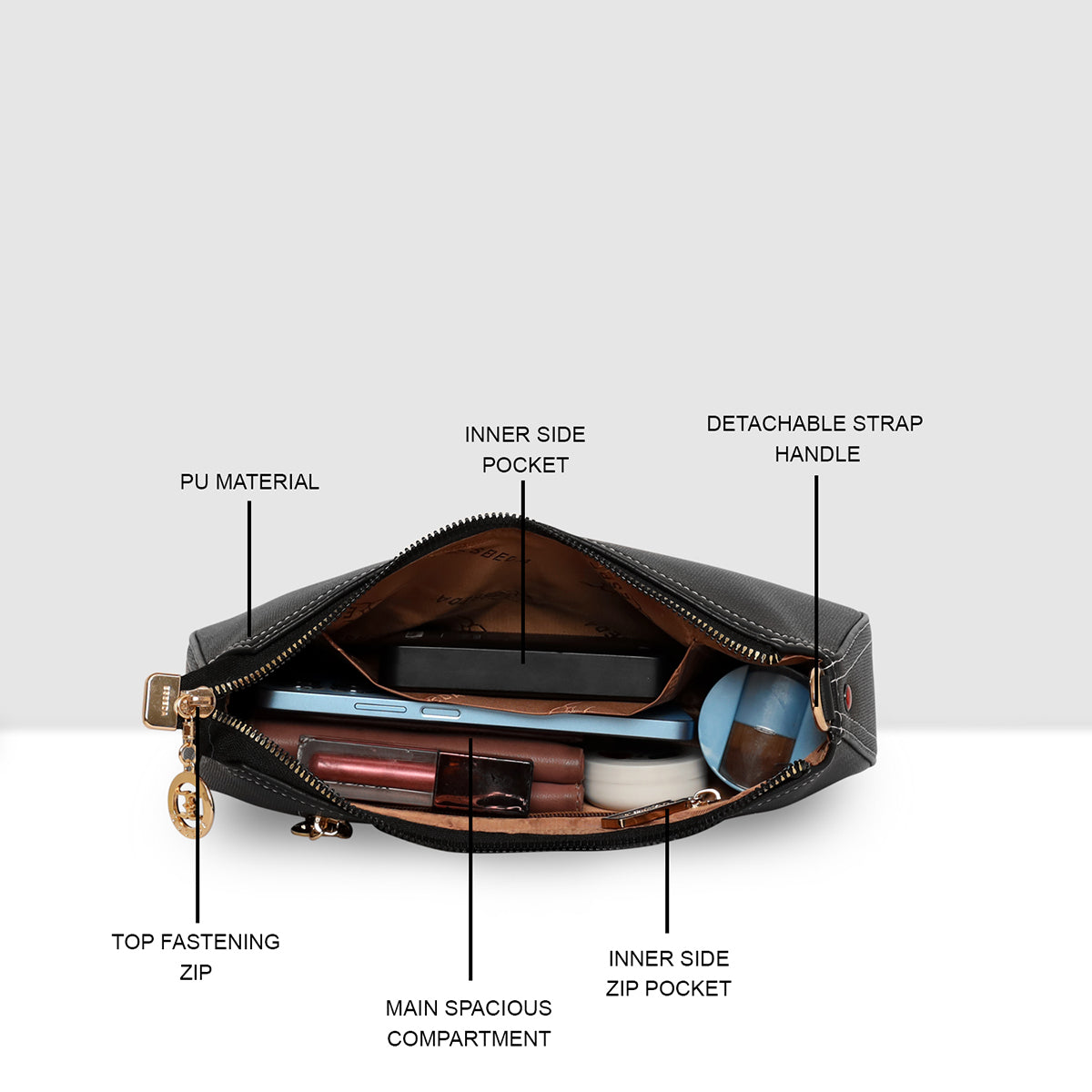 Structured Classic Handbag For Womens