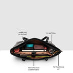 Textured Laptop Handbag For Womens