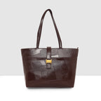 Textured Laptop Handbag For Womens