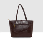 Textured Laptop Handbag For Womens