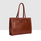 Embossed Laptop Handbag For Womens