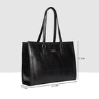 Embossed Laptop Handbag For Womens