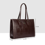 Embossed Laptop Handbag For Womens